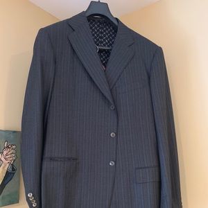 Zilli Men’s Grey striped suit